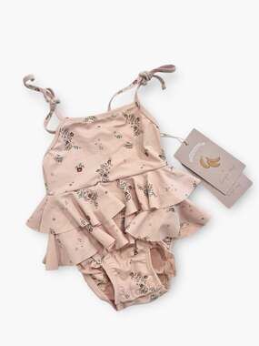 Konges Sløjd Manuca Baby Frill Swimsuit in Nostalgie Blush